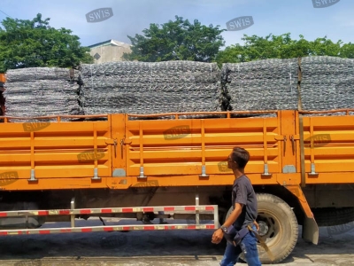 Pengepakan Bronjong/Gabion